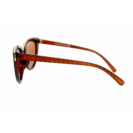 okulary przeciwsłoneczne z brązowymi soczekami