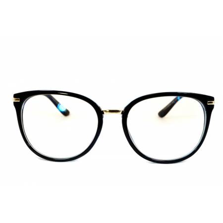 niebieskie okulary antyrefleksyjne
