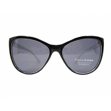 czarno białe okulary przeciwsłoneczne