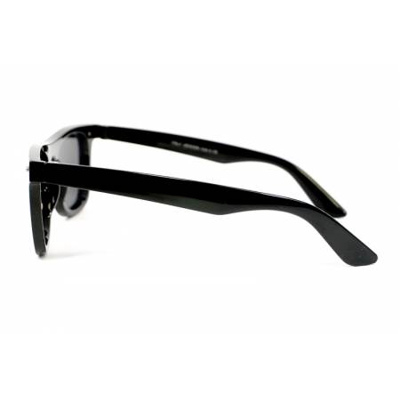 okulary przeciwsłoneczne z srebrną soczewką