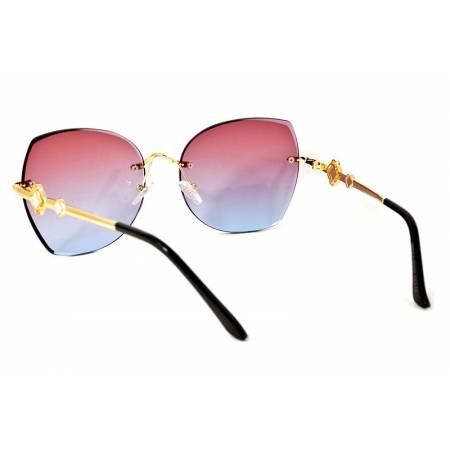 różowe okulary przeciwsłoneczne muchy