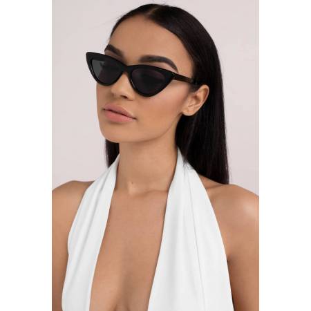 okulary przeciwsłoneczne kocie oczy glamour
