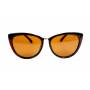 okulary z brązowymi soczewkami