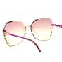 okulary przeciwsłoneczne różowe muchy