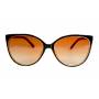 damskie okulary przeciwsłoneczne z brązowymi soczewkami